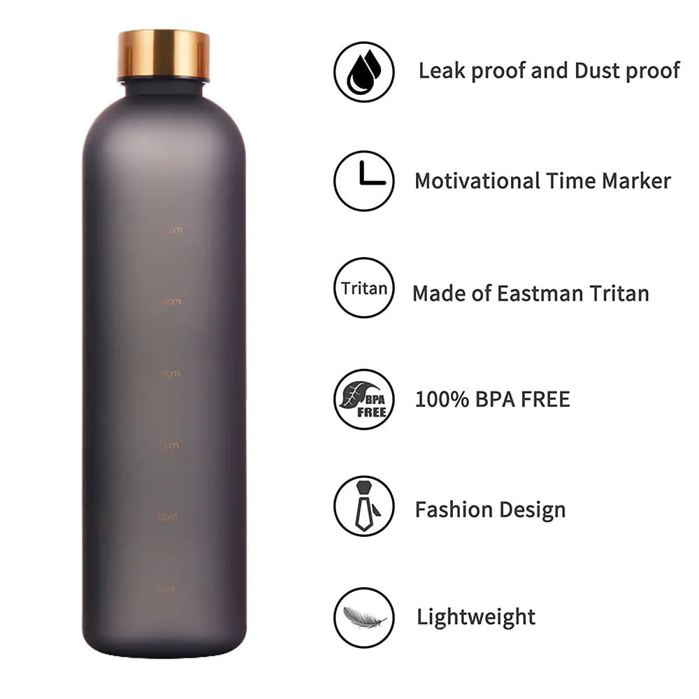 Time Marker Water Bottle